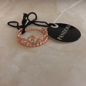 Pandora Rose Princess Tiara Ring